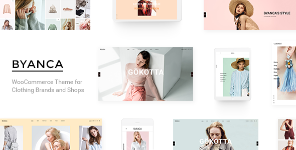 Byanca-服装品牌和商店的现代WooCommerce WordPress主题