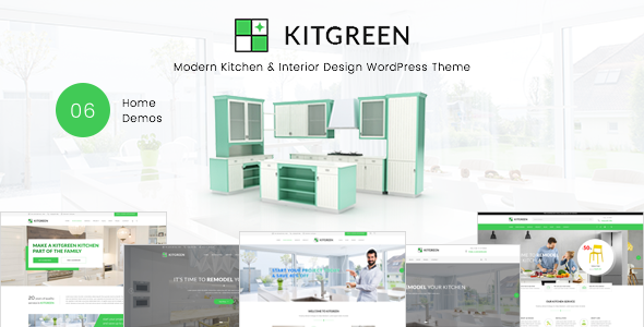 KitGreen-室内和厨房设计WordPress主题