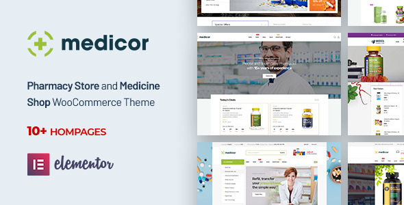 Medicor-医疗诊所和药房WooCommerce WordPress主题
