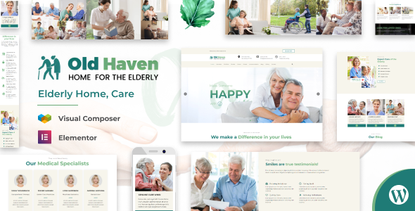 Old Haven |养老院，老年护理WordPress主题
