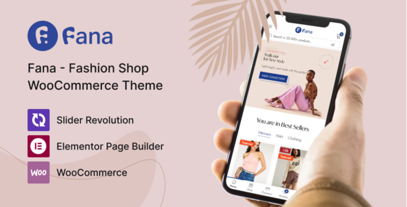 Fana-时尚商店WordPress主题