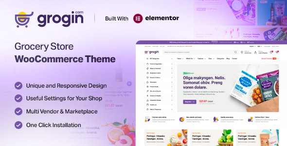 Grogin-杂货店WooCommerce WordPress主题