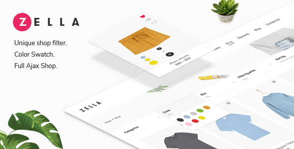 Zella-WooCommerce AJAX WordPress主题-RTL支持