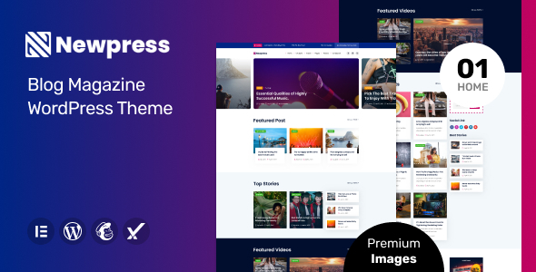 Newpress-博客杂志WordPress主题