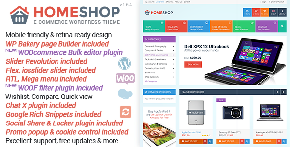 首页商城-WooCommerce主题