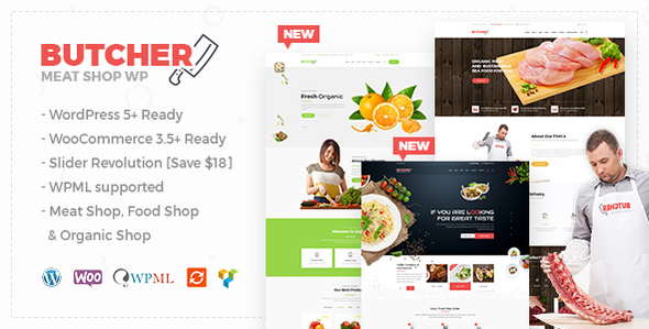屠夫-肉店WooCommerce WordPress主题
