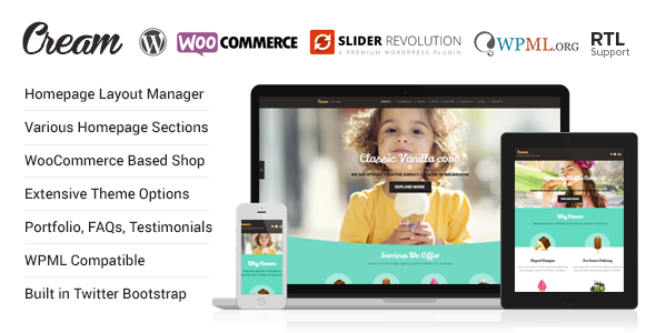奶油-WooCommerce WordPress主题