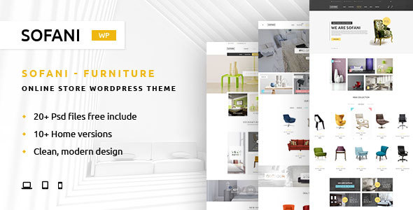 Sofani-家具店WooCommerce WordPress主题