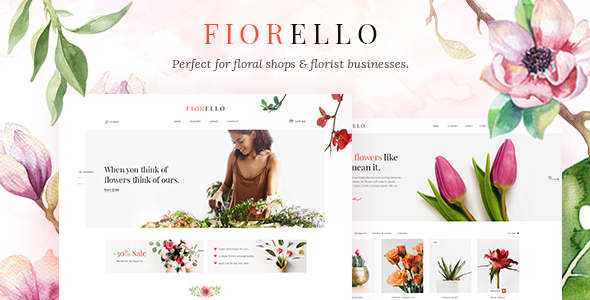 Fiorello-花店和花店WordPress主题