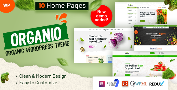 Organio-有机食品商店WordPress