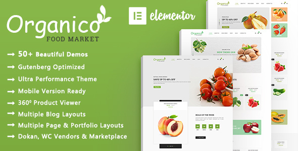 Organico |有机食品WooCommerce WordPress主题