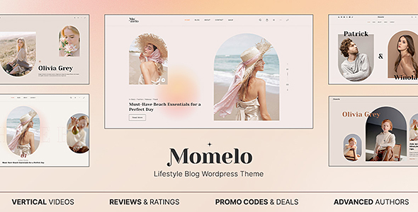 Momelo-生活方式博客和杂志WordPress主题