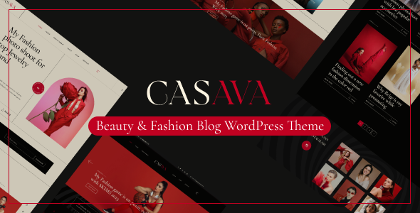 Casava-美容与时尚博客WordPress主题