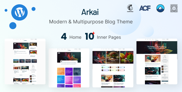 Arkai-现代多用途WordPress博客主题