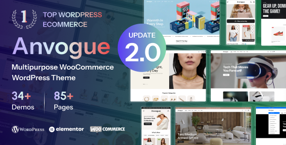 Anvogue-多用途WooCommerce WordPress主题