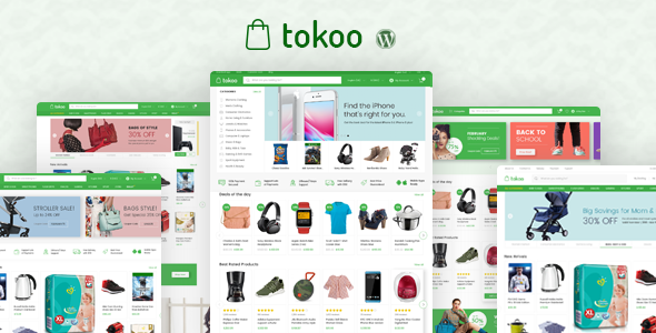 Tokoo-电子商店WooCommerce主题，适用于附属公司、直销和多供应商网站