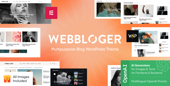 Webbloger-多用途博客WordPress主题