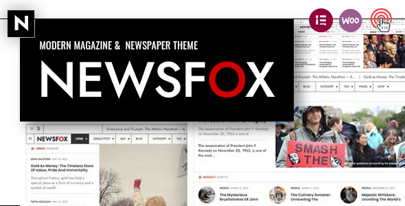 Newsfox-报纸和杂志WordPress主题