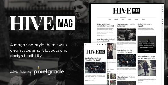 HiveMag-一个优雅的WordPress博客主题