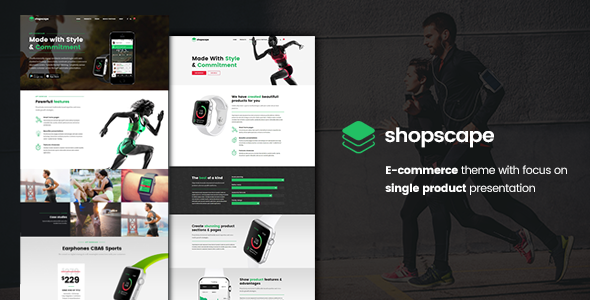 Shopscape-单一产品演示WordPress主题