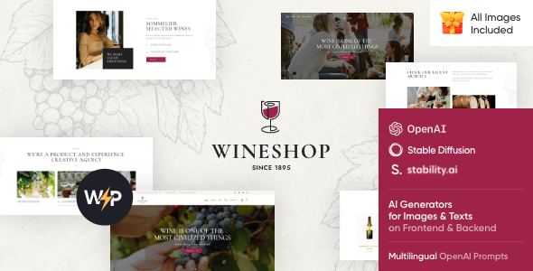 WineShop-食品和葡萄酒商店WordPress主题
