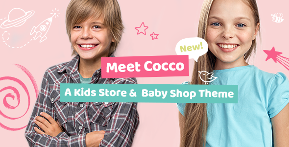 Cocco-儿童商店和婴儿店WordPress主题