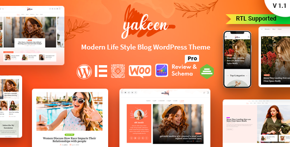 Yakeen-生活方式博客WordPress主题