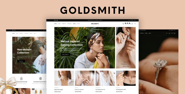 GoldSmith-珠宝店WooCommerce Elementor主题