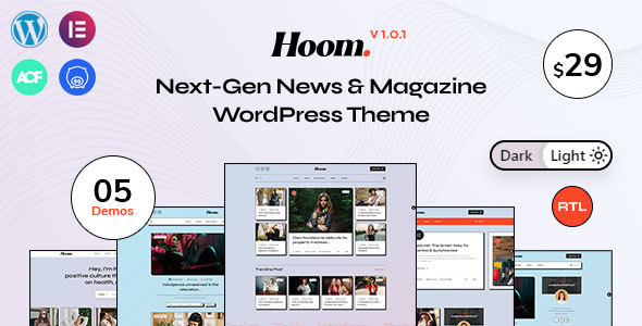 Hoom–新闻与杂志WordPress主题