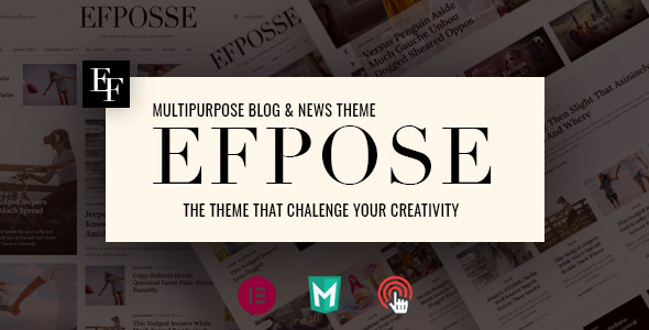 Efpose–多用途博客和报纸主题