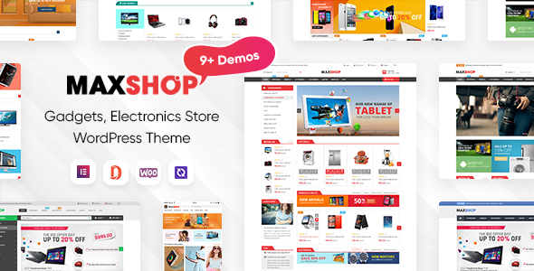 MaxShop-电子商店Elementor WooCommerce WordPress主题（9+主页，2+移动布局）