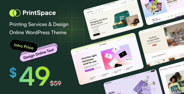 PrintSpace-打印服务和设计在线WooCommerce WordPress主题