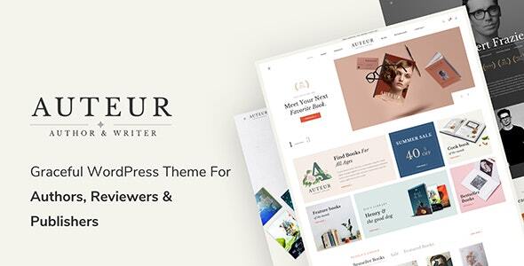 Auteur–面向作者和出版商的WordPress主题
