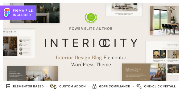 Interiocity-家居装饰博客和室内设计杂志WordPress主题