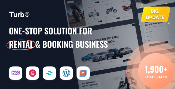 Turbo-WooCommerce多用途租赁和预订主题