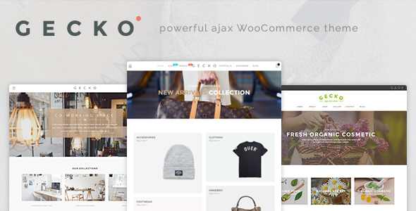 Gecko-强大的Ajax WooCommerce主题