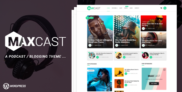 MaxCast-WordPress播客和博客主题