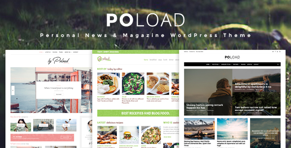 POLOAD–时尚，食品，婴儿，博客WordPress主题