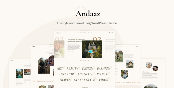 Andaaz-生活方式和旅游博客WordPress主题