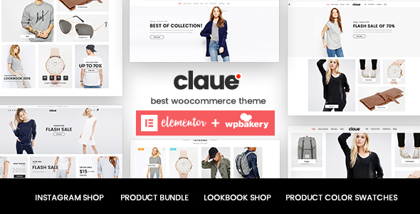 Claue-简洁、极简的WooCommerce主题