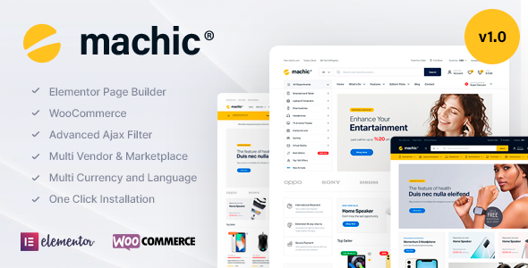 Machic-电子商店WooCommerce主题