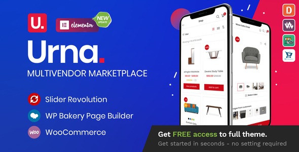 Urna-一体式WooCommerce WordPress主题