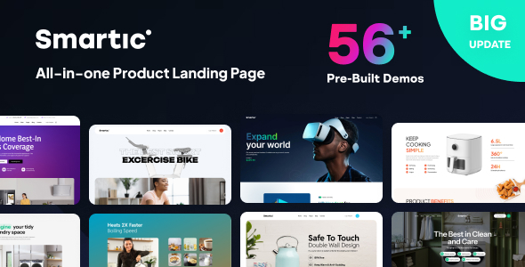 Smartic-产品登录页WooCommerce主题