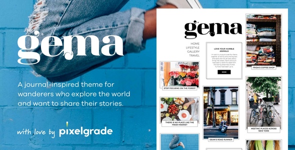 Gema-受期刊启发的WordPress主题