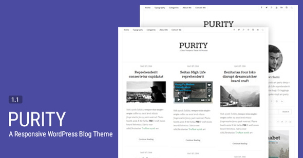 Purity-响应式WordPress博客主题