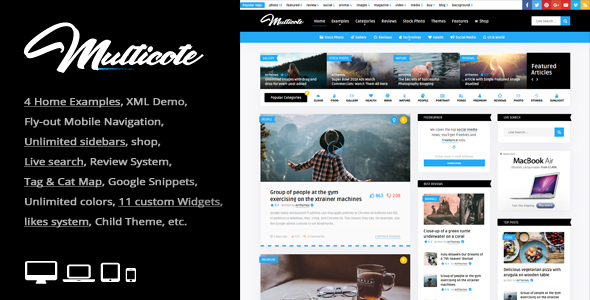 Multicore-杂志和WooCommerce WordPress主题