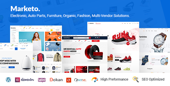 Marketo-电子商务和多供应商市场Woocommerce WordPress主题