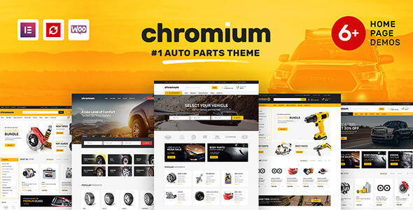 Chromium-汽车配件店WordPress Elementor主题