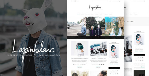 Lapin Blanc-时尚博客WordPress主题