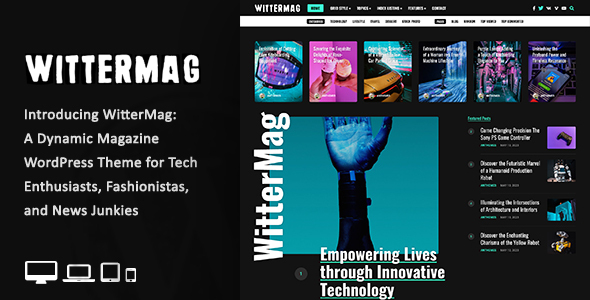 WitterMag-现代杂志WordPress主题